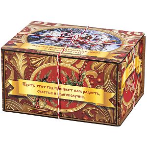 Новогодний подарок Золотые узоры (большая)